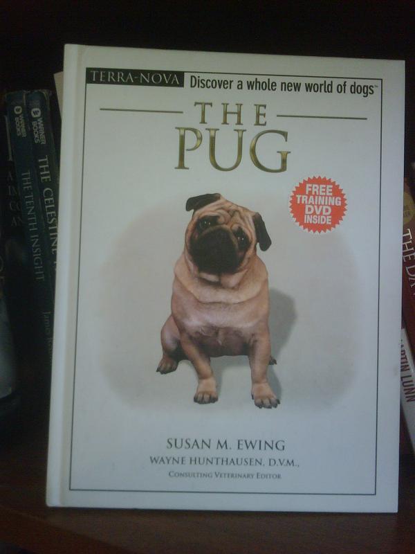 Book about Pugs - Hard Cover - $10
